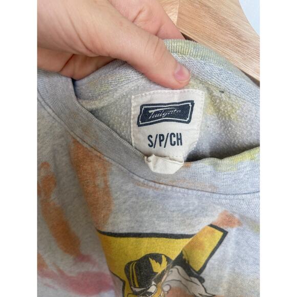 Tailgate Iowa Hawkeyes Sweatshirt Women's Small Crewneck Tie Dye Edgy College - Picture 4 of 5